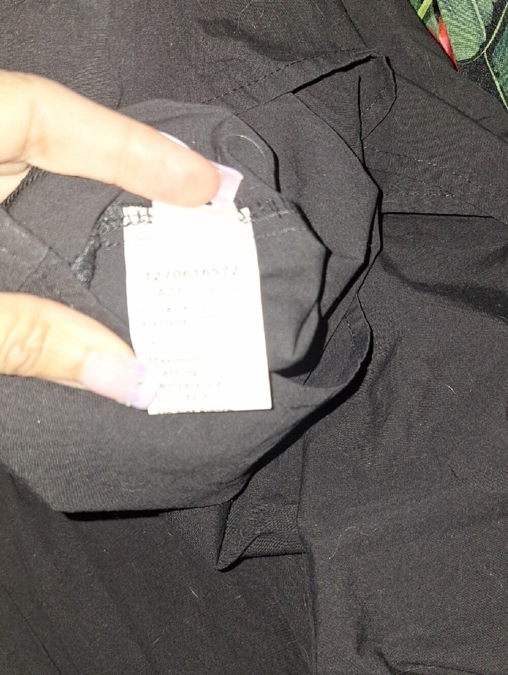 One-Shoulder Black Tiered Maxi Dress - Picture 5 of 5